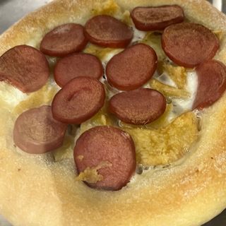 Pizza Wustel e patatine 