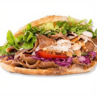 Panino kebab maxi