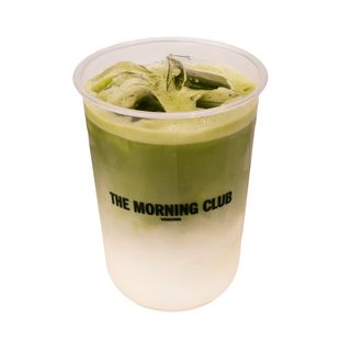 Iced matcha latte 