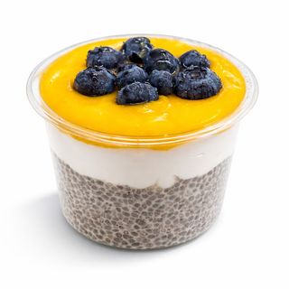 Chia pudding Mango e Mirtilli