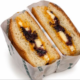 Focaccia zucca, brie e radicchio al miele