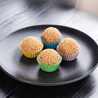 Palline di sesamo fagioli rossi