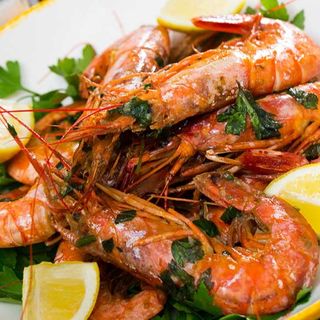 Gamberoni alla Brace