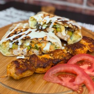 Tacos fajita di pollo