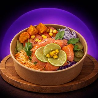 Insalata di salmone affumicato