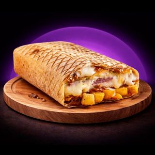 Taco di mortadella ,uova e olive grande