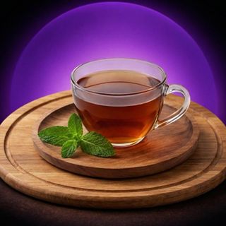 Tè nero con menta