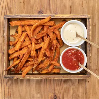 Sticks di Patate Dolci Fritte