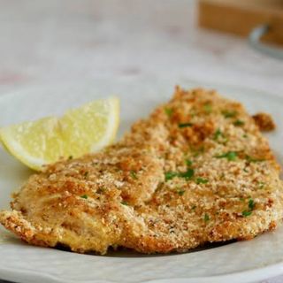 Petto di pollo panato