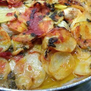 Baccalà al forno con patate