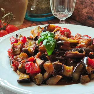 MELENZANE A FUNGHETTI
