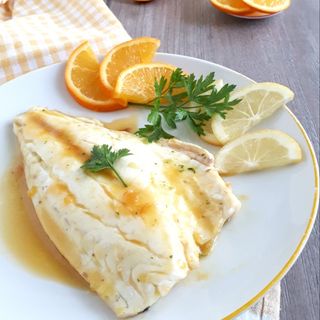Filetto di orata agli agrumi.