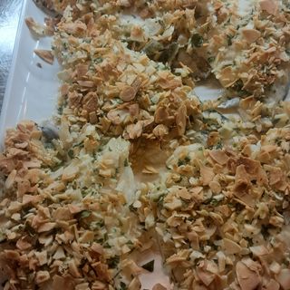 Filetto di orata in crosta di mandorle