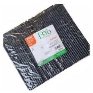 Cannuccia Nere 20cm/6mm Bio Resistenti 200pz