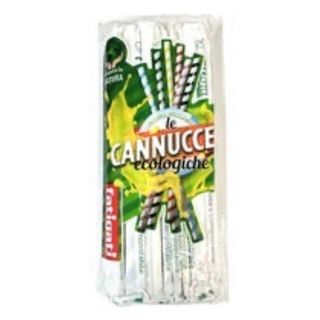 Cannuccia Ecologiche Vari Colori 50pz