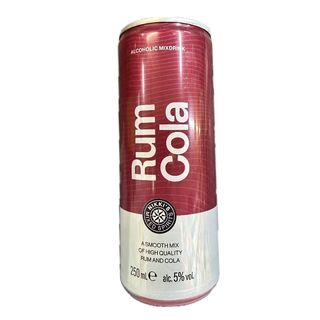 New Rum E Cola Alcoholic MixDrink 5% Vol 250ml