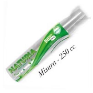 Naturia Bicchieri 250cc Cocktail 50pz