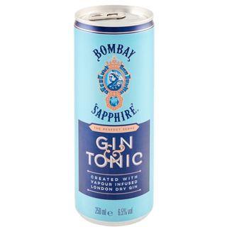 Bombay Sapphire Gin Tonic 6.5% Vol Lattina 250ml