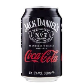 Jack Daniel's e Coca Cola 5% Vol Lattina EUR 6.50 330ml