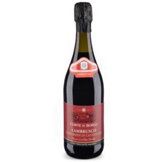 Corte Del Borgo Lambrusco Vino Frizzante Amabile 8% Vol 750ml