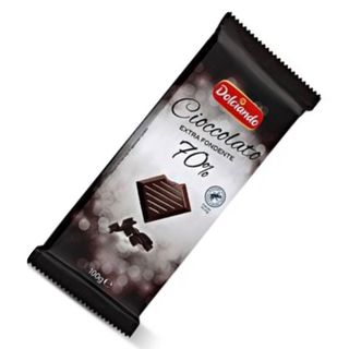 Dolciando Cioccolato Extra Fondente 70% - 100gm