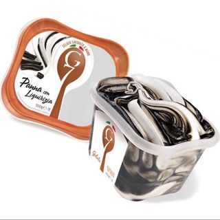 Vaschetta Gelato Panna e Liquirizia 500g