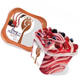Vaschetta Gelato Panna Con Frutti Di Bosco 500g