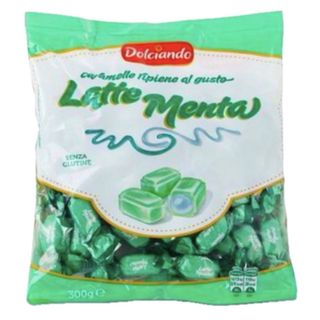 Pacco Caramelle Alla Latte e Menta 300gm