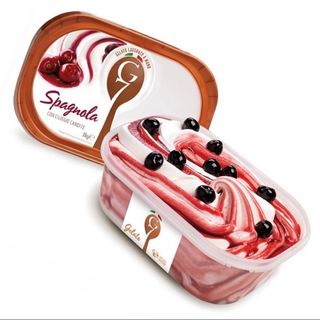 Vaschetta Gelato Spagnola Con Ciliegie Candite Grande 1kg