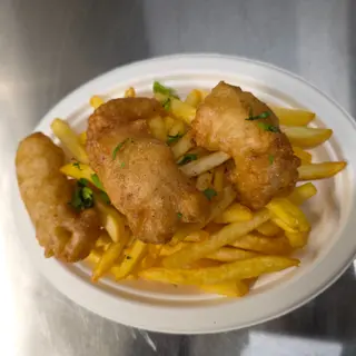 Pesce con patatine fritte all'inglese