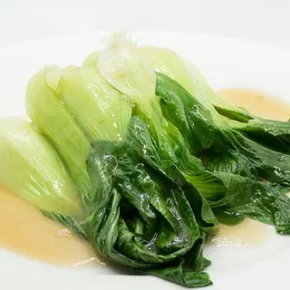 Pa choi in salsa ostriche
