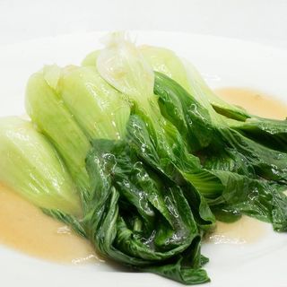 Pa choi in salsa ostriche