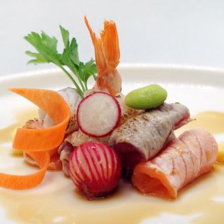 Carpaccio misto scottato