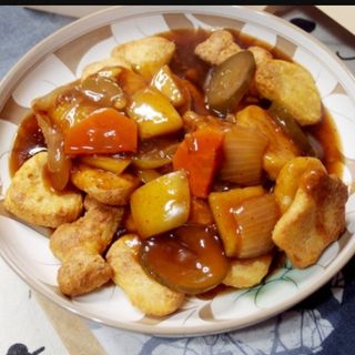 Pollo in salsa agrodolce