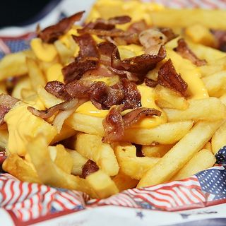 chips fonduta di parmigiano e guanciale