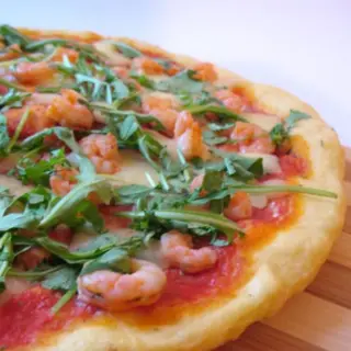 Gamberetti e rucola
