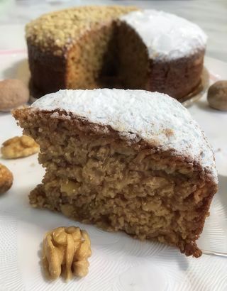 Torta al miele e noci