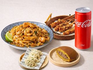 Combo Pad Thai Gamberi+Tempura +Gyoza+Dorayaki+Bibita