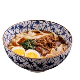 Beef kishimen caldo