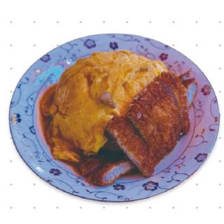 Cotoletta di maiale con riso