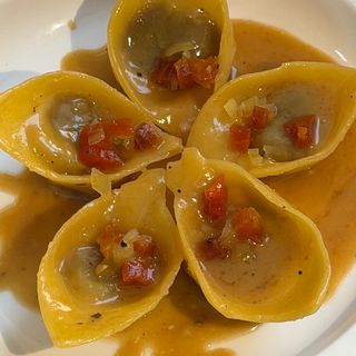 Cappellacci di germano e foies gras