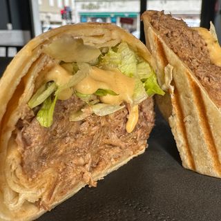 Wrap con pulled pork
