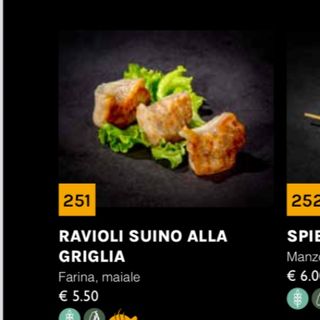 251 ravioli di suino alla griglia