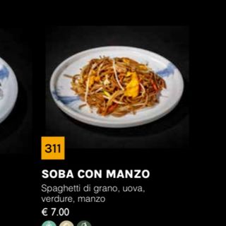 311 soba con manzo