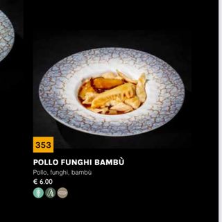 353 pollo funghi e bambù