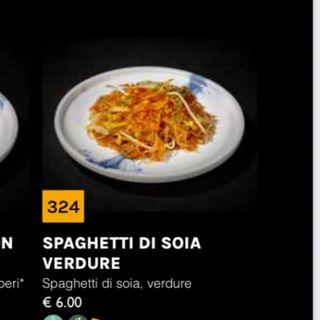 324 spaghetti di soia con verdure