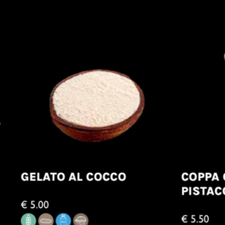 Gelato al cocco