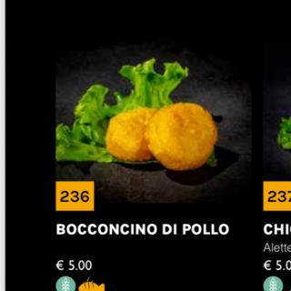 236 bocconcini di pollo