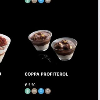 Coppa profiterol