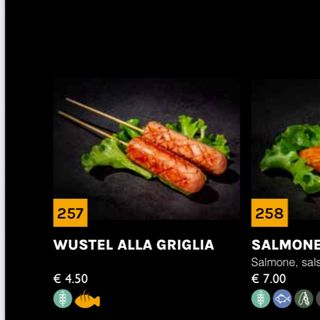 257 würstel alla piastra